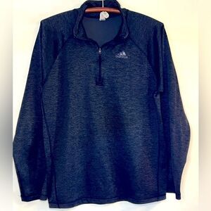 Dark Gray Active Wear Adidas Pull Over ~ Medium